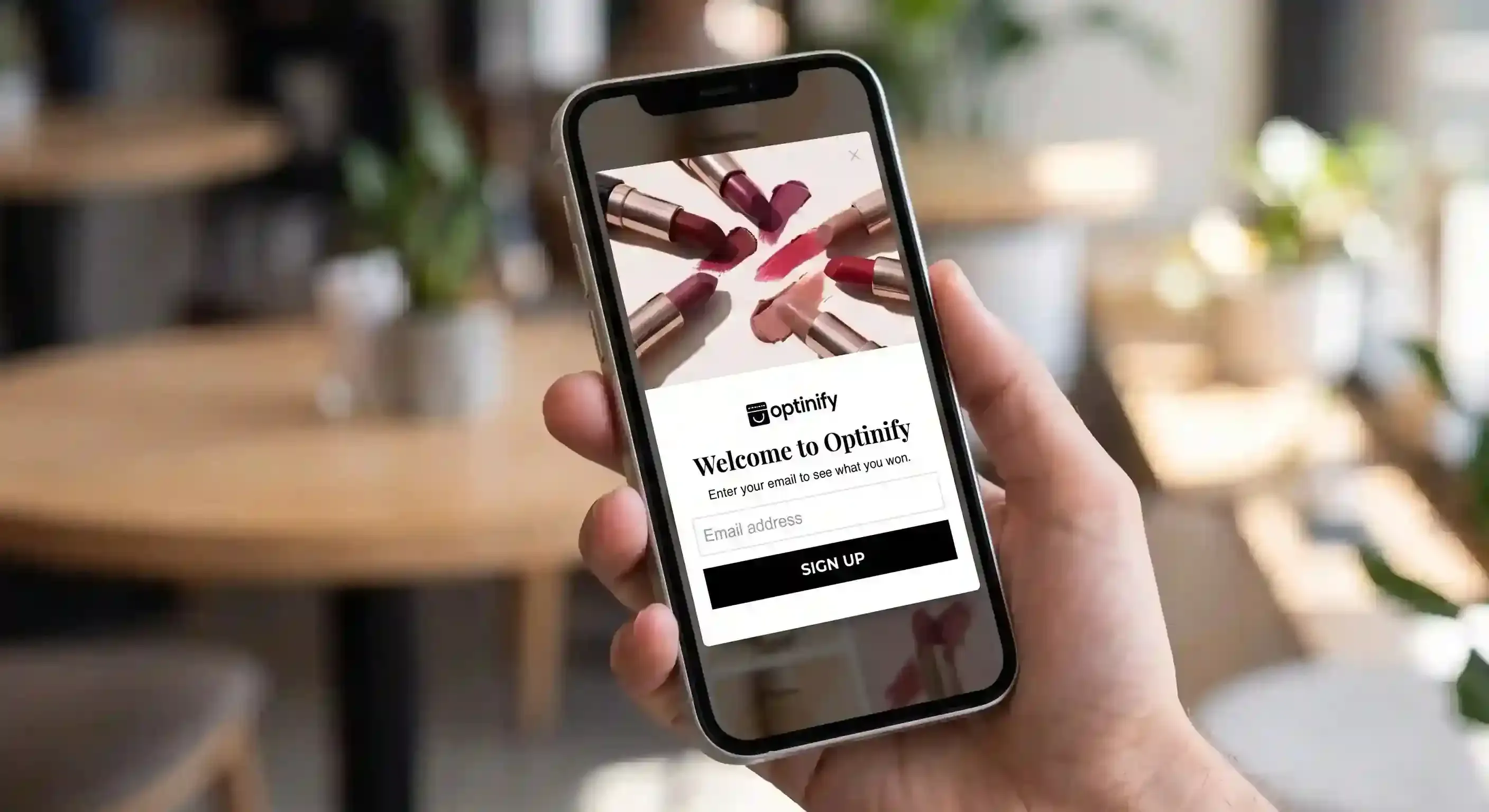Mobile popup