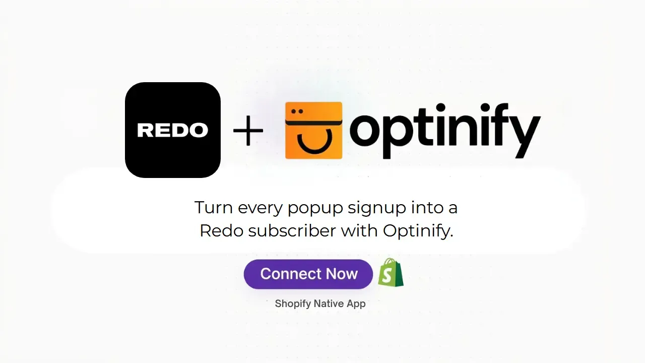 Integrate Redo with Optinify