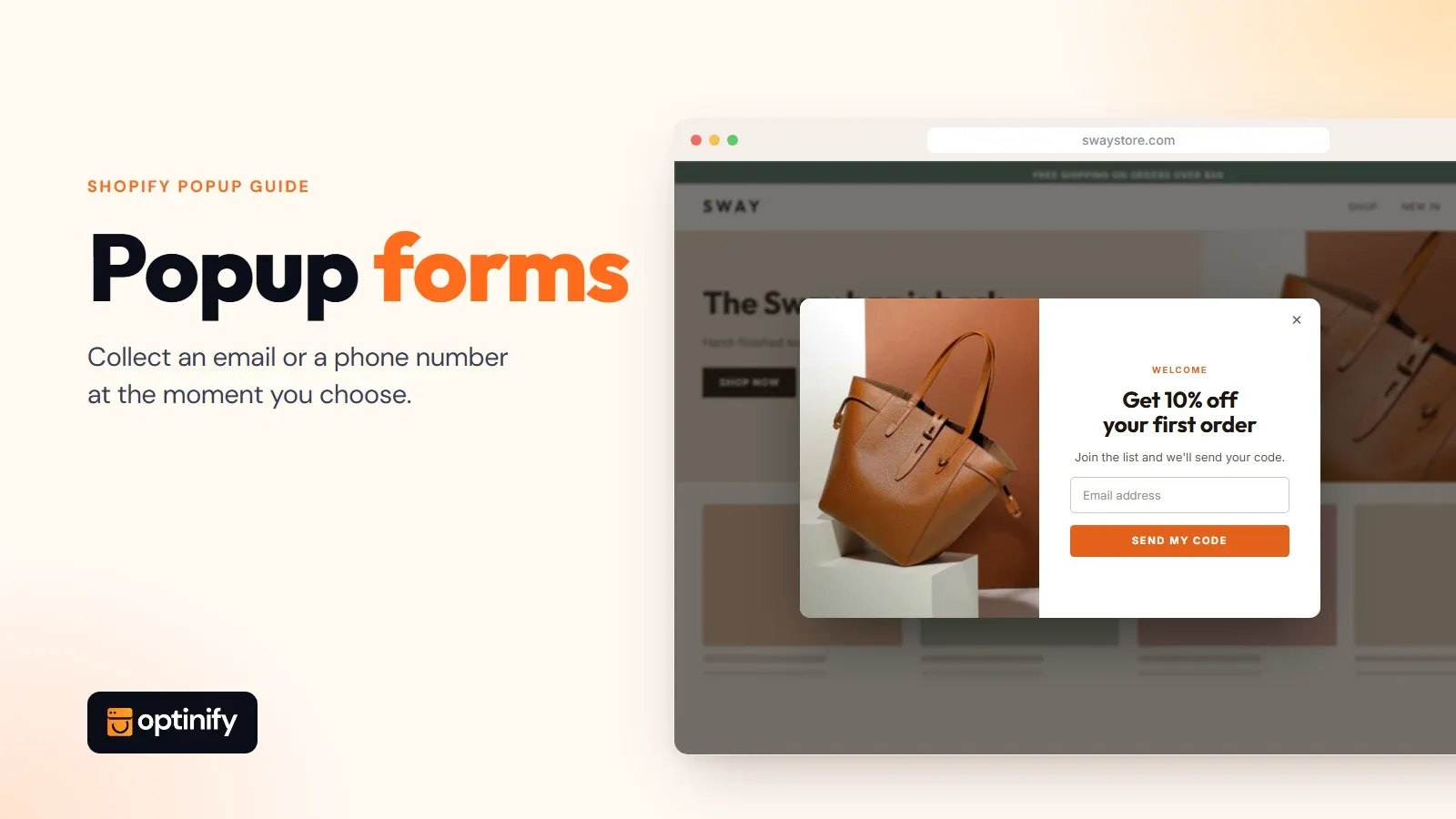 Popup form