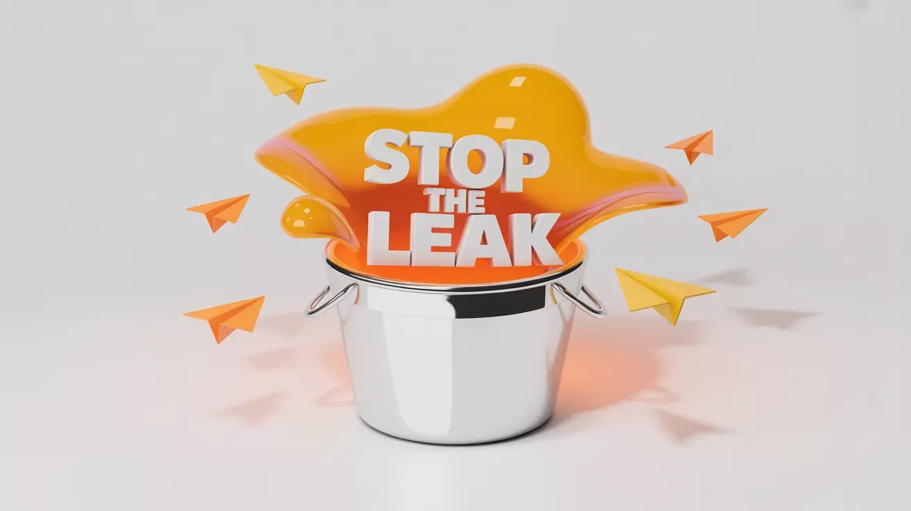 Exit intent popup. Stop the leak.